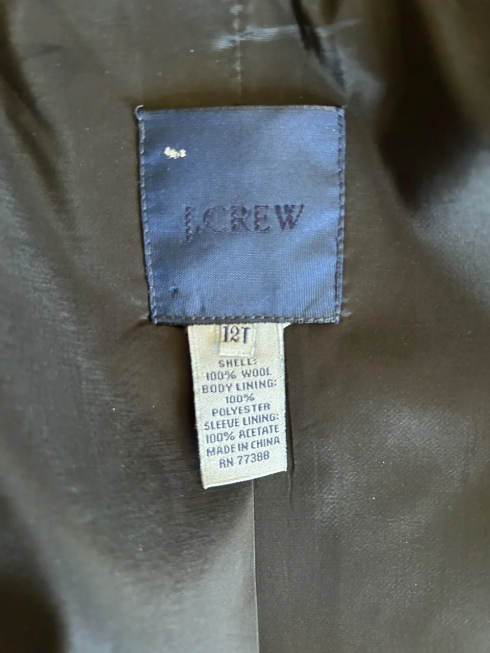 JCrew women’s tall blazer jacket